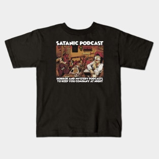 SATANIC PODCAST Kids T-Shirt